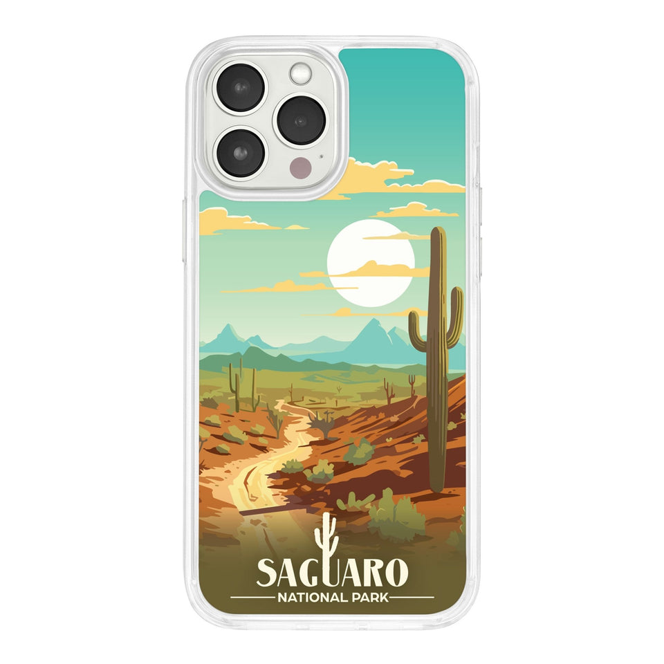 National Parks Saguaro HD Apple iPhone 16 Mag - Safe Phone Case - Wear with style