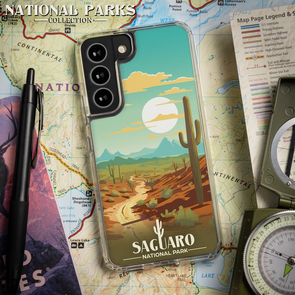 National Parks Saguaro HD Samsung Galaxy S22 Phone Case - Wear with style