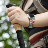 National Parks Stickers HD Fitbit Versa 3 & Sense 1 Watch Band - Wear with style