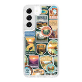 National Parks Stickers HD Samsung Galaxy S24 Phone Case - Wear with style
