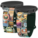 National Parks Stickers HD Watchband for Samsung, Garmin, Fossil, and More - Wear with style