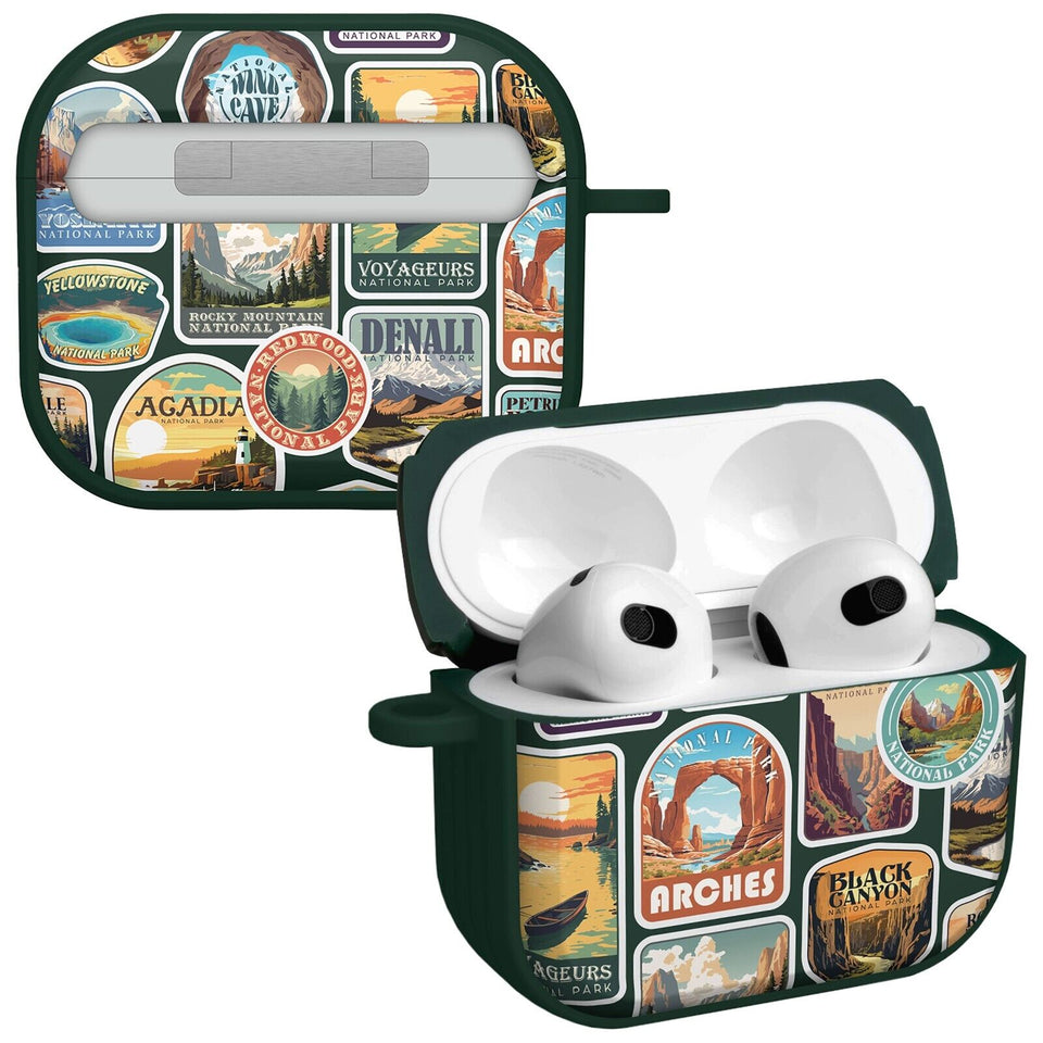 National Parks Stickers HDX Apple Airpods Gen 3 Case Cover - Wear with style