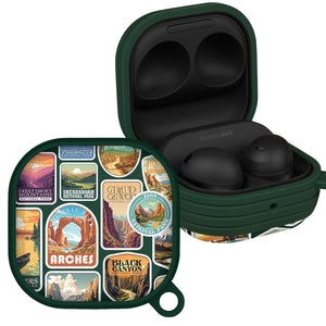 National Parks Stickers HDX Samsung Galaxy Buds Pro & Buds Live Case Cover - Wear with style