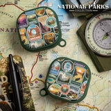 National Parks Stickers HDX Samsung Galaxy Buds Pro & Buds Live Case Cover - Wear with style