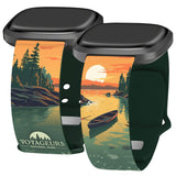 National Parks Voyageurs HD Fitbit Versa 3 & Sense 1 Watch Band - Wear with style