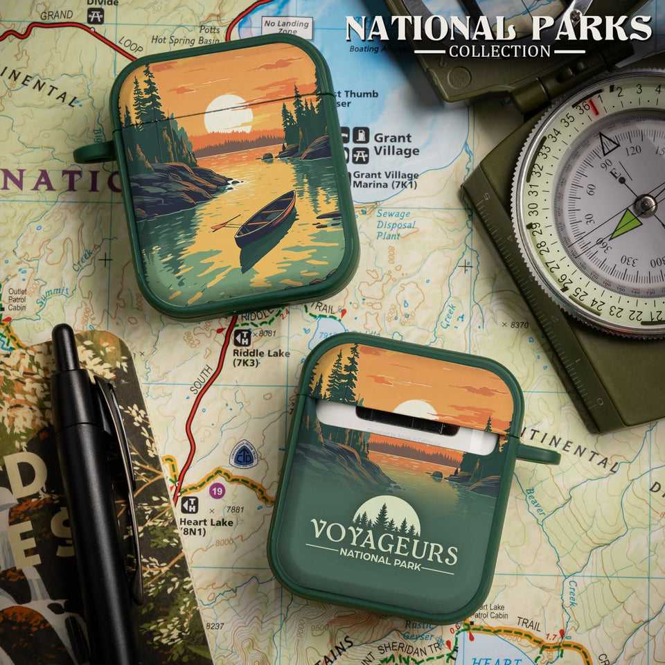 National Parks Voyageurs HDX Apple Airpods Gen 1 & 2 Case Cover - Wear with style