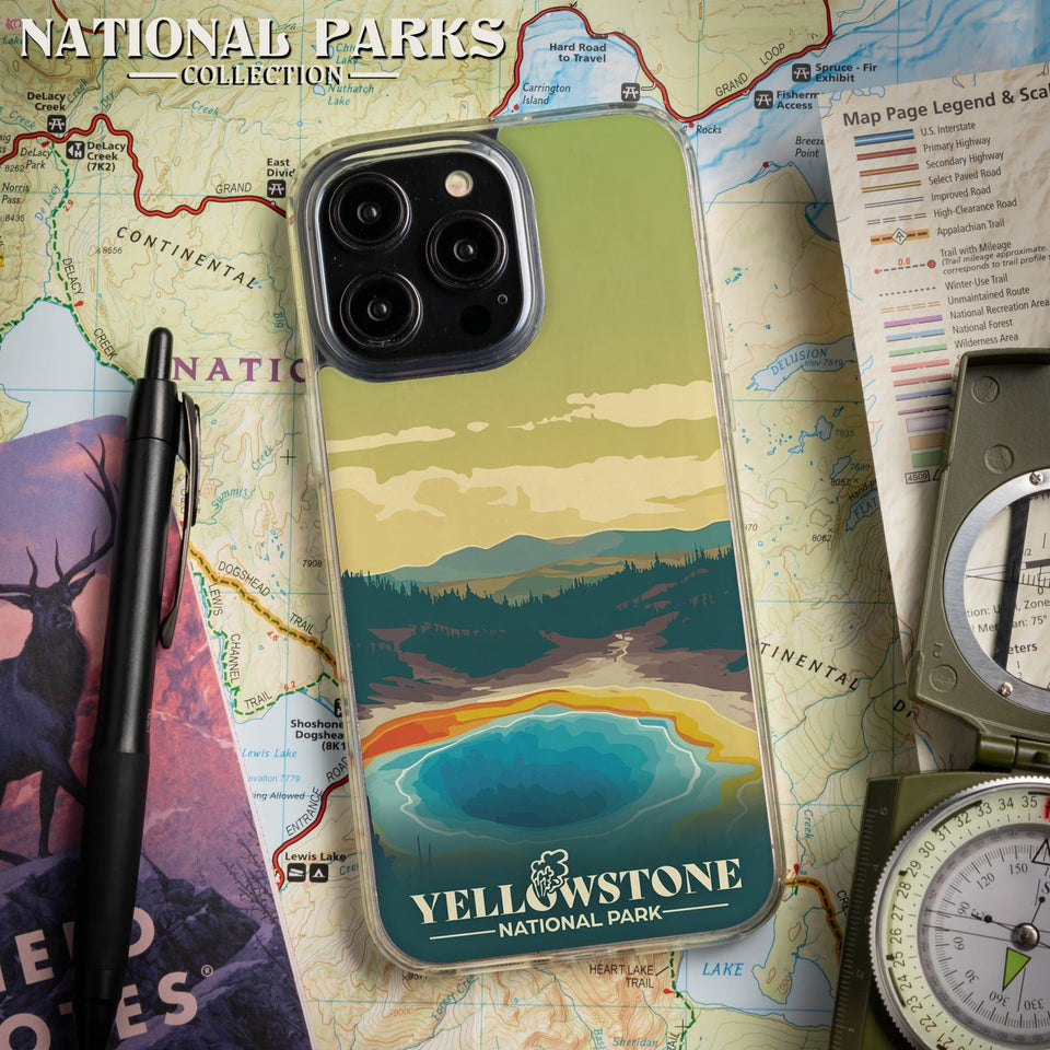 National Parks Yellowstone HD Apple iPhone 12 Series Mag - Safe Phone Case - Wear with style