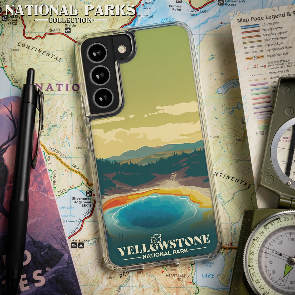 National Parks Yellowstone HD Samsung Galaxy S21 Phone Case - Wear with style