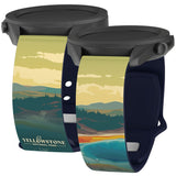 National Parks Yellowstone HD Watchband for Samsung, Garmin, Fossil, and More - Wear with style