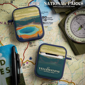 National Parks Yellowstone HDX Apple Airpods Gen 1 & 2 Case Cover - Wear with style