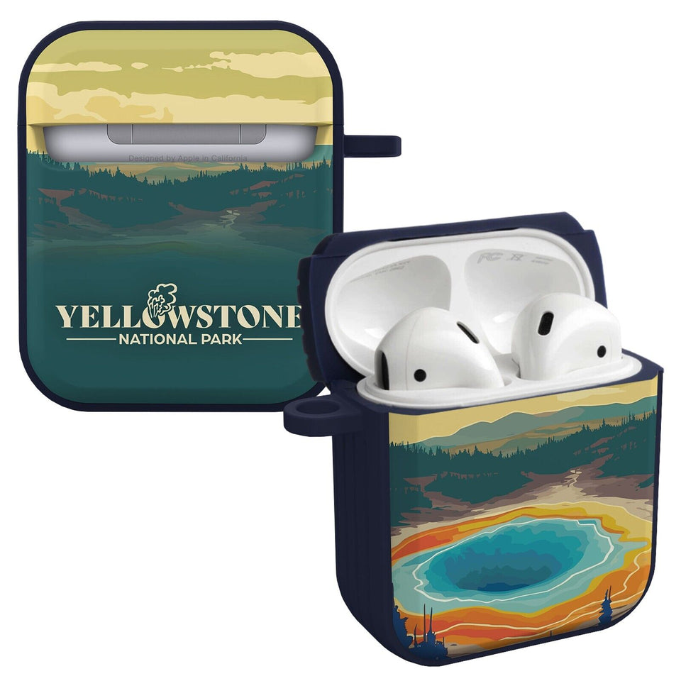 National Parks Yellowstone HDX Apple Airpods Gen 1 & 2 Case Cover - Wear with style