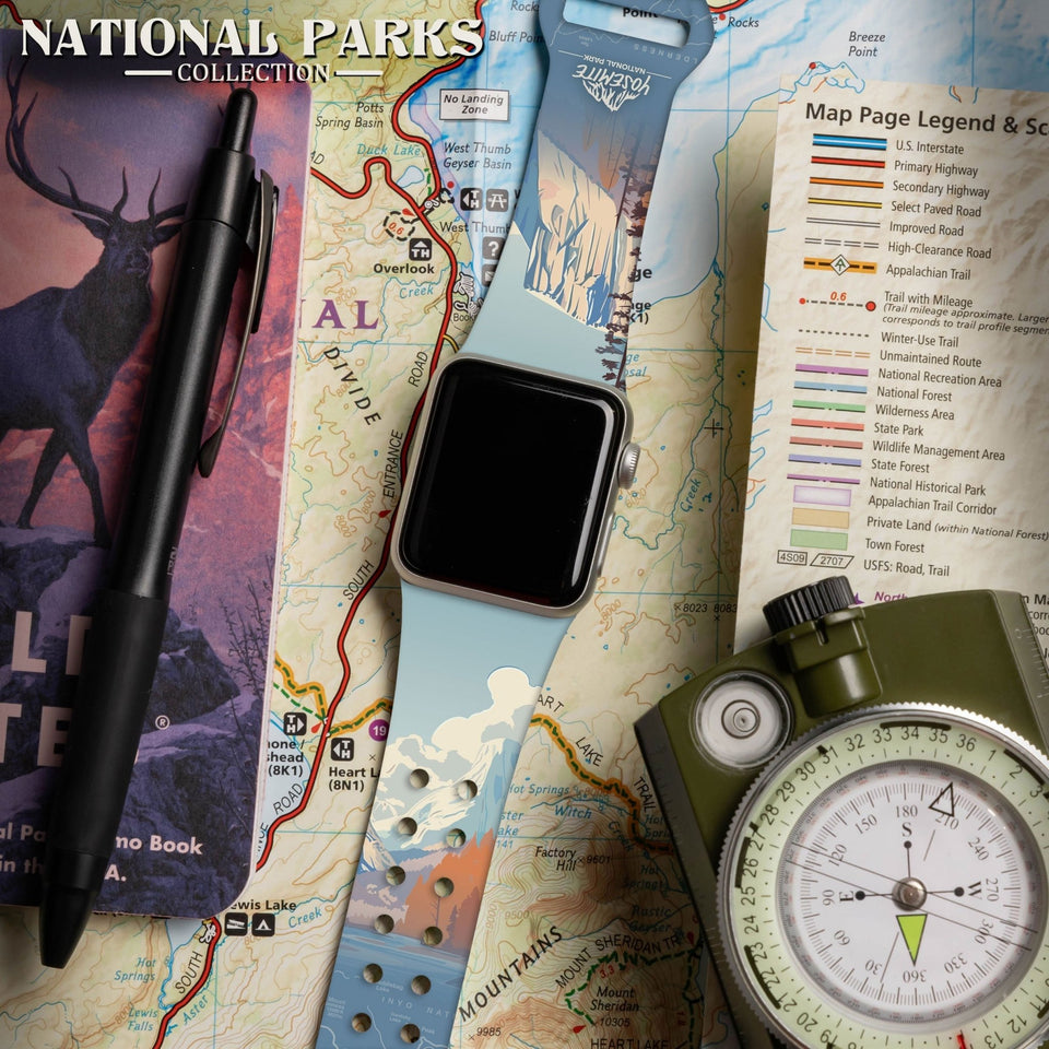 National Parks Yosemite HD Fitbit Versa 3 & Sense 1 Watch Band - Wear with style