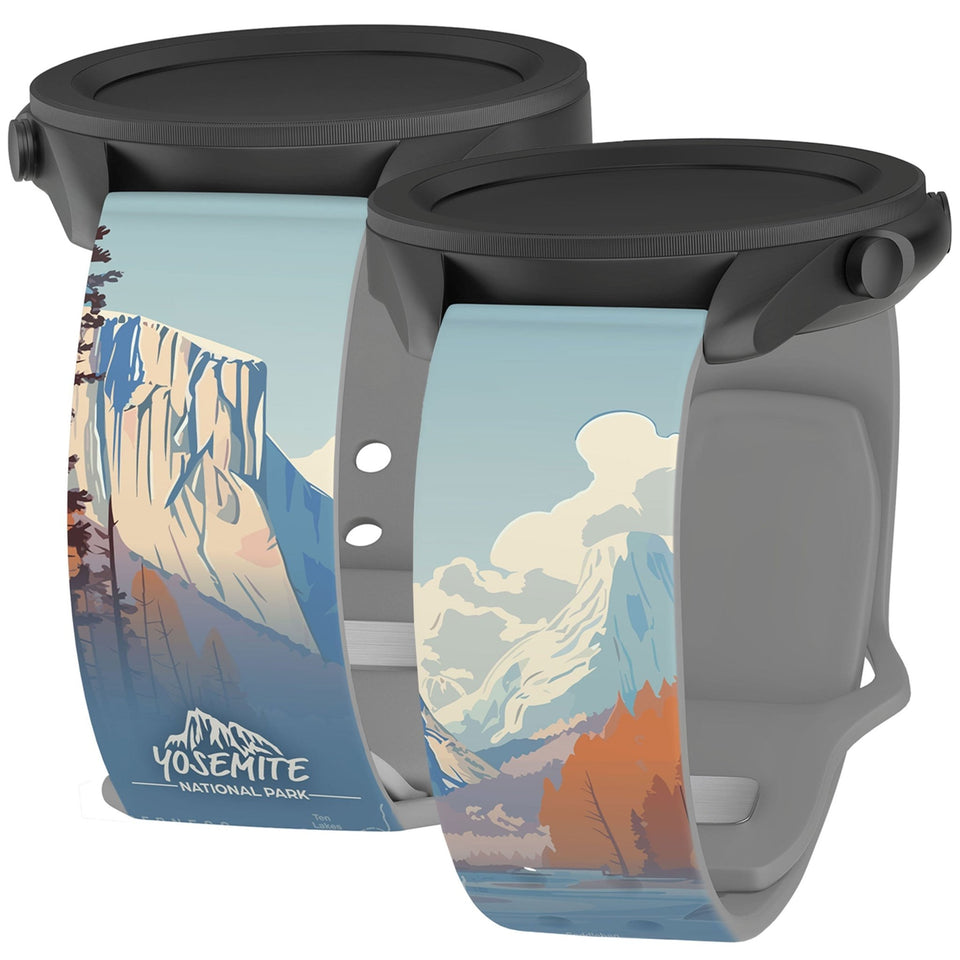 National Parks Yosemite HD Watchband for Samsung, Garmin, Fossil, and More - Wear with style
