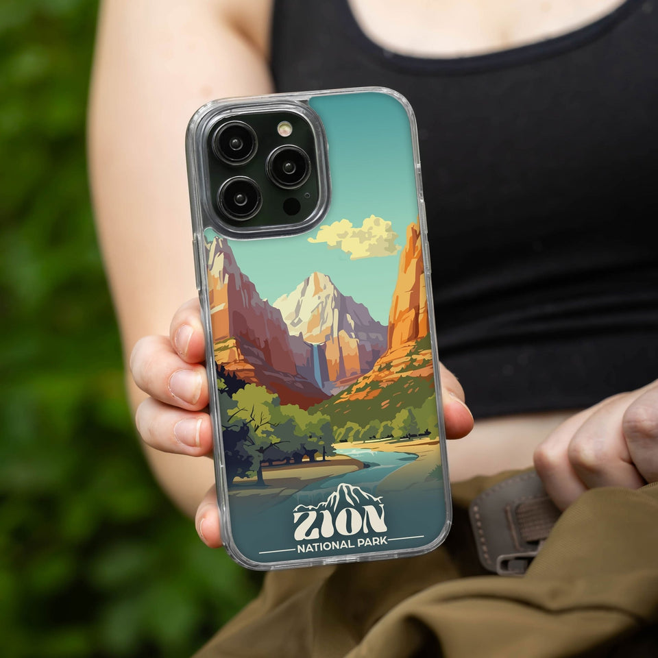 National Parks Zion HD Apple iPhone 14 Series Mag - Safe Phone Case - Wear with style