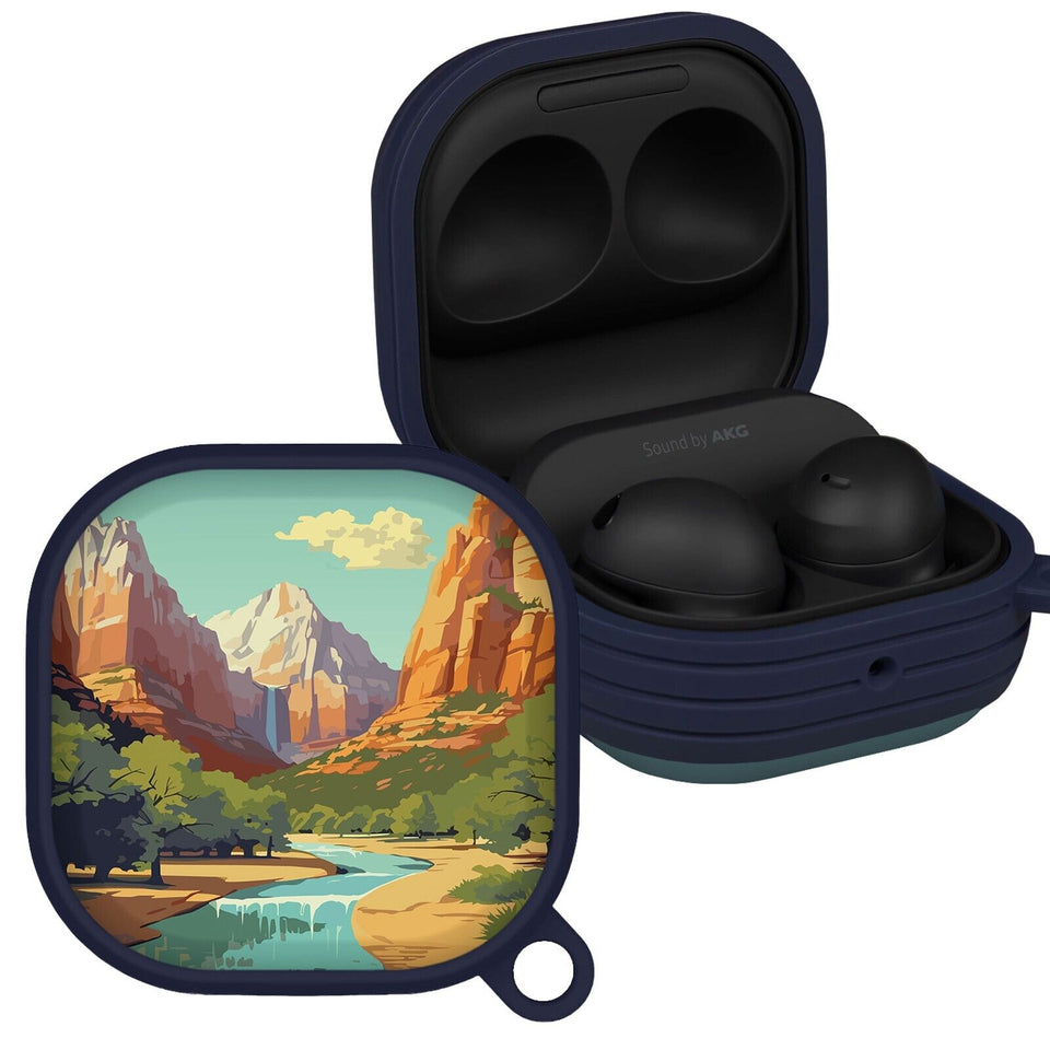 National Parks Zion HDX Samsung Galaxy Buds Pro & Buds Live Case Cover - Wear with style