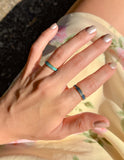 Navy Enamel Praise Ring - Wear with style