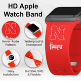 Nebraska Huskers HD Apple Watch Band - Wear with style