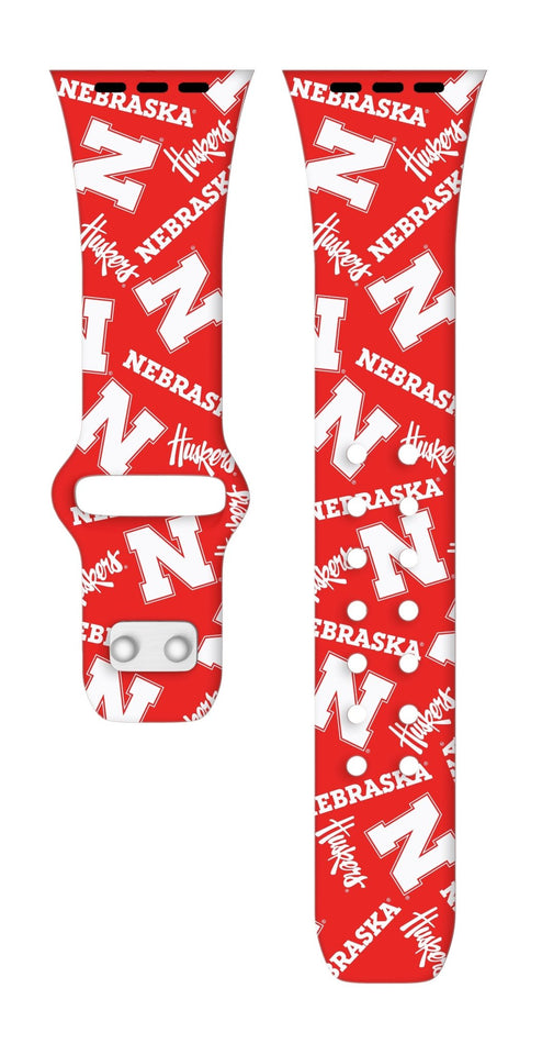 Nebraska Huskers HD Apple Watch Band - Wear with style