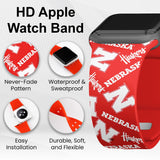 Nebraska Huskers HD Apple Watch Band - Wear with style