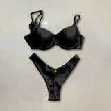 New bright color vacation two piece swimwear - Wear with style