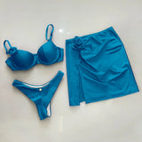 New bright color vacation two piece swimwear - Wear with style
