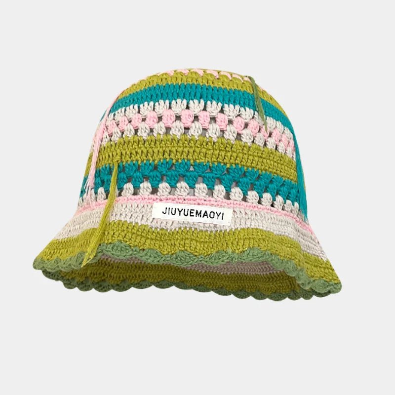 New Crochet Korean Handmade Bucket Hat - Wear with style