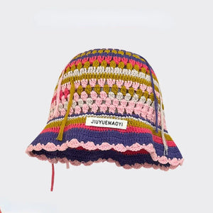 New Crochet Korean Handmade Bucket Hat - Wear with style