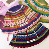 New Crochet Korean Handmade Bucket Hat - Wear with style