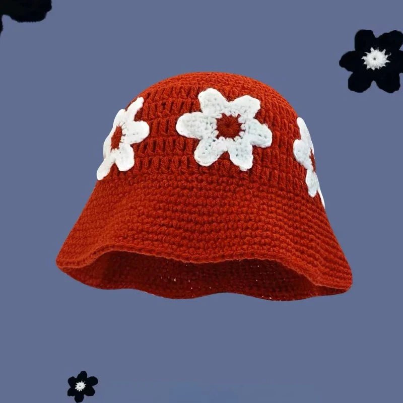 New Crochet Korean Handmade Bucket Hat - Wear with style