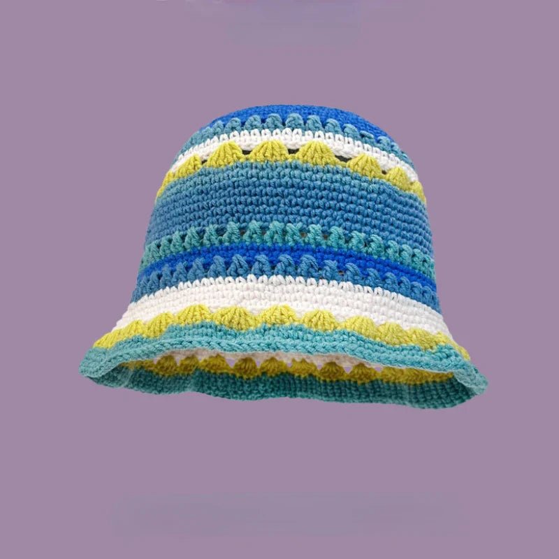 New Crochet Korean Handmade Bucket Hat - Wear with style