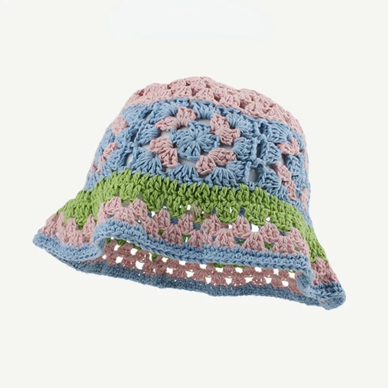 New Crochet Korean Handmade Bucket Hat - Wear with style