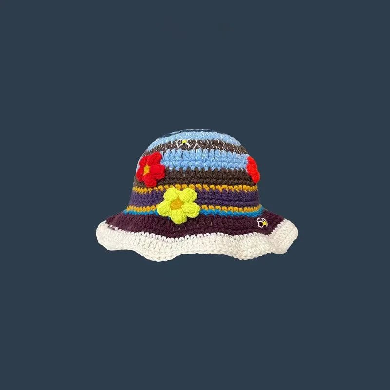 New Crochet Korean Handmade Bucket Hat - Wear with style