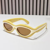 New Fashion Oval Cat Eye Sunglasses - Wear with style