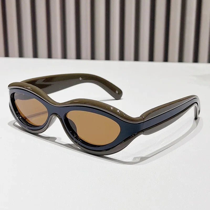 New Fashion Oval Cat Eye Sunglasses - Wear with style