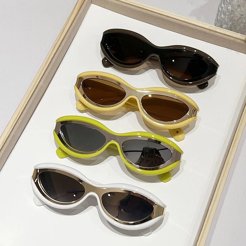 New Fashion Oval Cat Eye Sunglasses - Wear with style