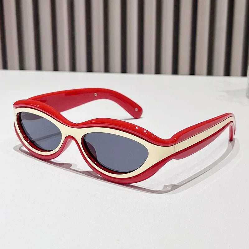 New Fashion Oval Cat Eye Sunglasses - Wear with style