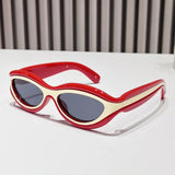 New Fashion Oval Cat Eye Sunglasses - Wear with style