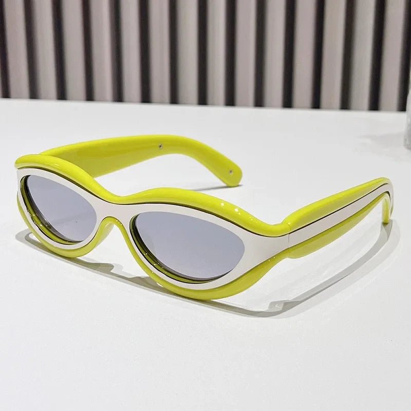 New Fashion Oval Cat Eye Sunglasses - Wear with style