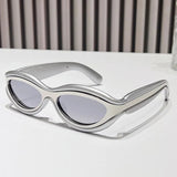 New Fashion Oval Cat Eye Sunglasses - Wear with style