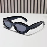 New Fashion Oval Cat Eye Sunglasses - Wear with style