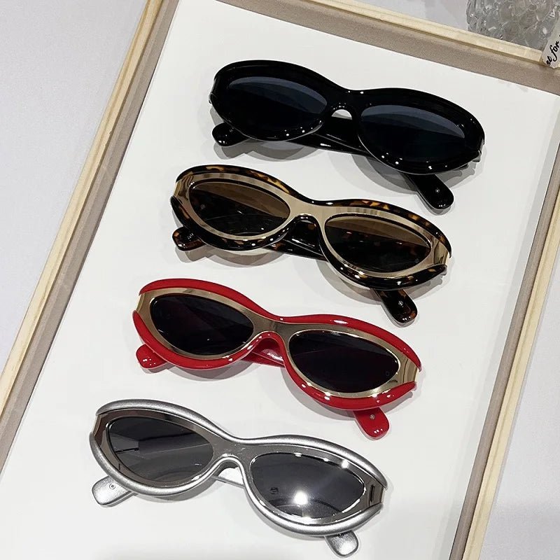 New Fashion Oval Cat Eye Sunglasses - Wear with style