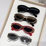 New Fashion Oval Cat Eye Sunglasses - Wear with style