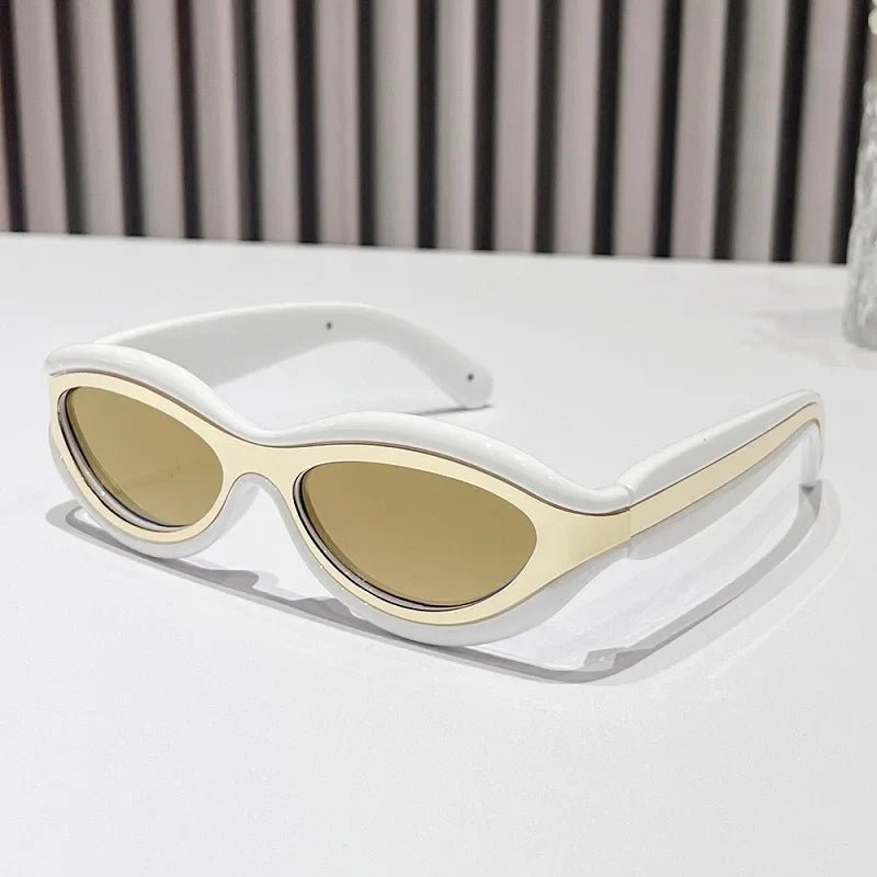 New Fashion Oval Cat Eye Sunglasses - Wear with style