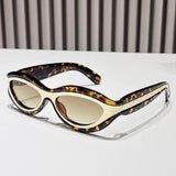 New Fashion Oval Cat Eye Sunglasses - Wear with style