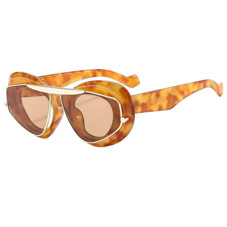 NEW Punk Oval Sunglasses - Wear with style