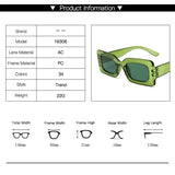 New Vintage Rectangle Sunglasses - Wear with style