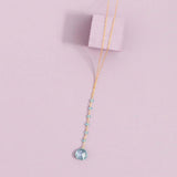 Aquamarine Quartz Mini Yoga Pendant