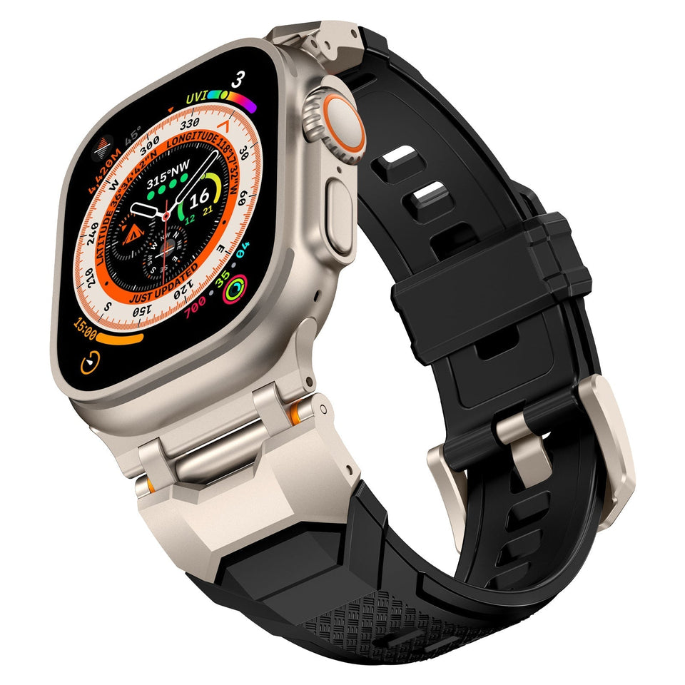 NexWing Sportband With Ultra Metal End Pieces Strap - Wear with style