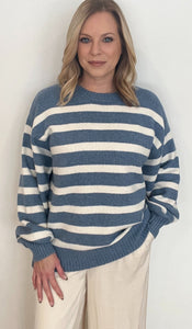 Nordic Coast Sweater-Blue/Ivory - Wear with style