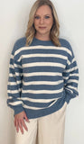 Nordic Coast Sweater-Blue/Ivory - Wear with style